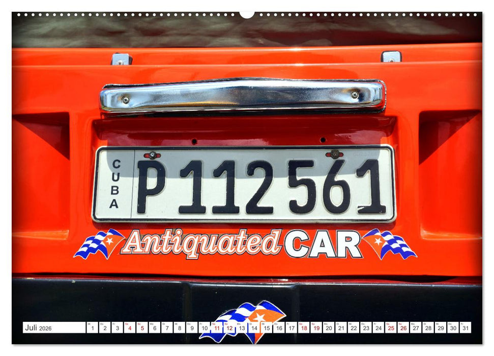 MONTUNO - Ein Auto Made in Cuba (CALVENDO Premium Wandkalender 2026)