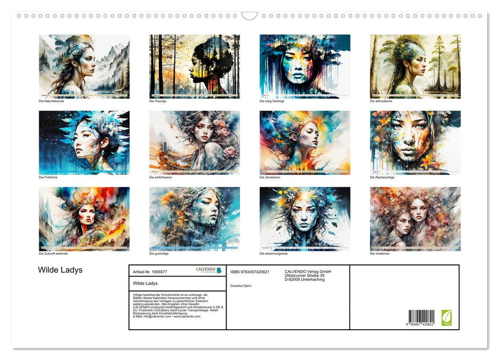 Wilde Ladys (CALVENDO Wandkalender 2026)