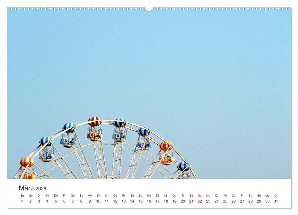 Riesenräder - Ein Spaß für jung und alt. (CALVENDO Premium Wandkalender 2026)