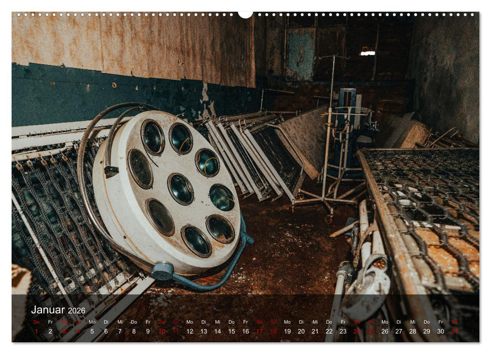 Geheimnisvolle Orte - Die etwas anderen Lost Places (CALVENDO Premium Wandkalender 2026)