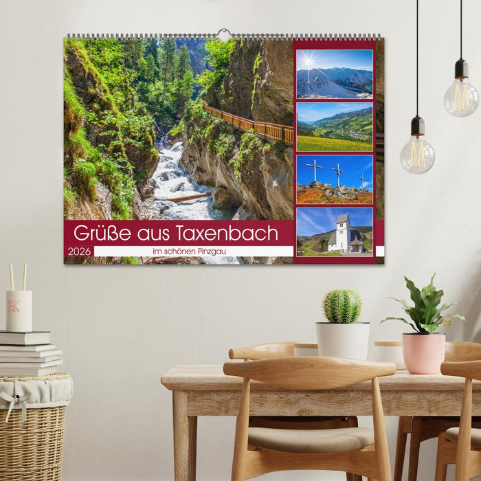 Schöne Grüße aus Taxenbach (CALVENDO Wandkalender 2026)