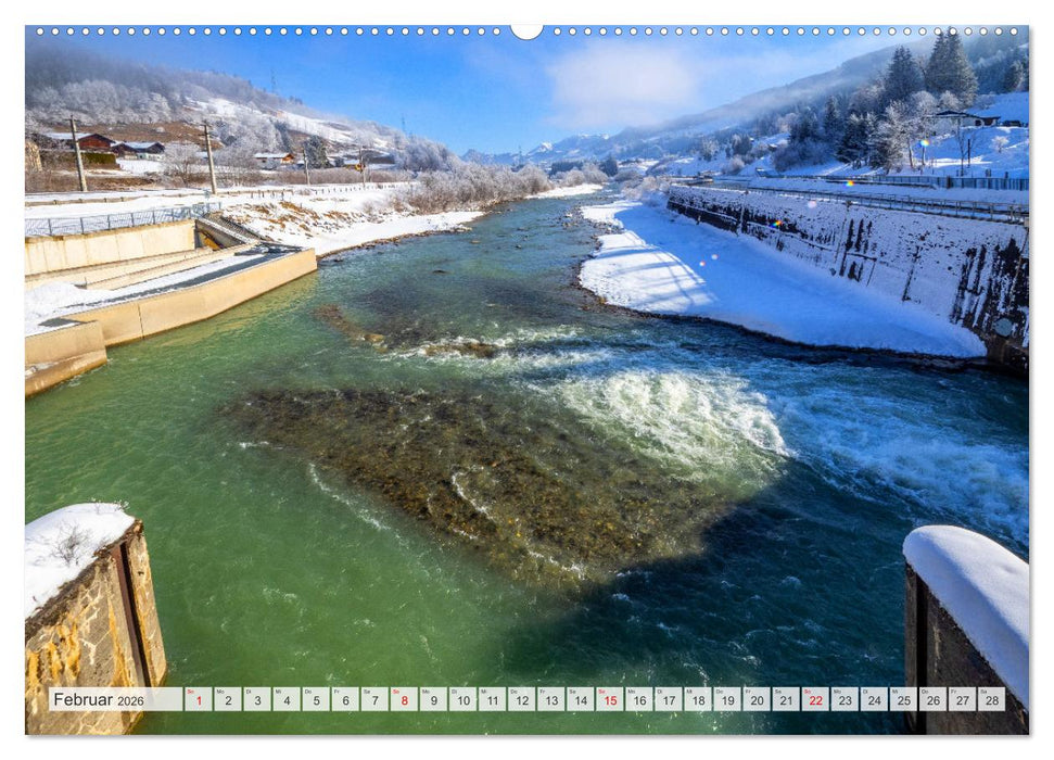 Schöne Grüße aus Taxenbach (CALVENDO Wandkalender 2026)