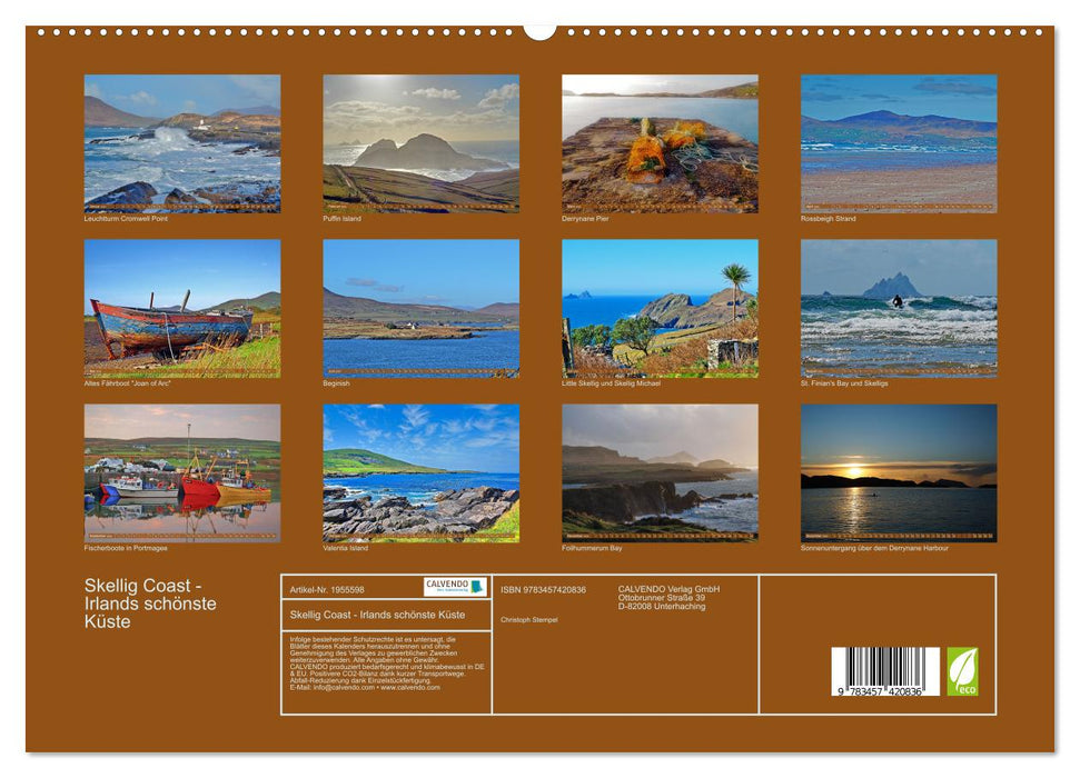 Skellig Coast - Irlands schönste Küste (CALVENDO Premium Wandkalender 2026)