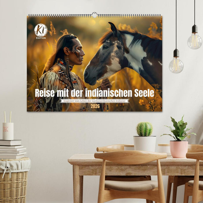 Reise mit der indianischen Seele (CALVENDO Wandkalender 2026)
