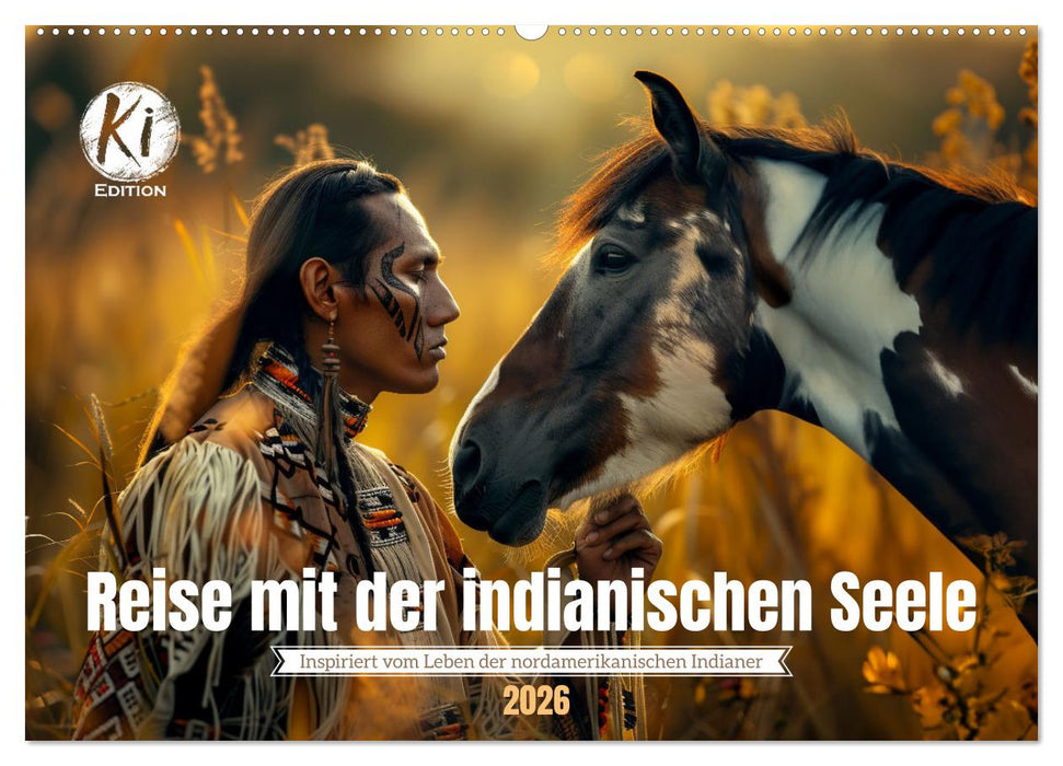 Reise mit der indianischen Seele (CALVENDO Wandkalender 2026)
