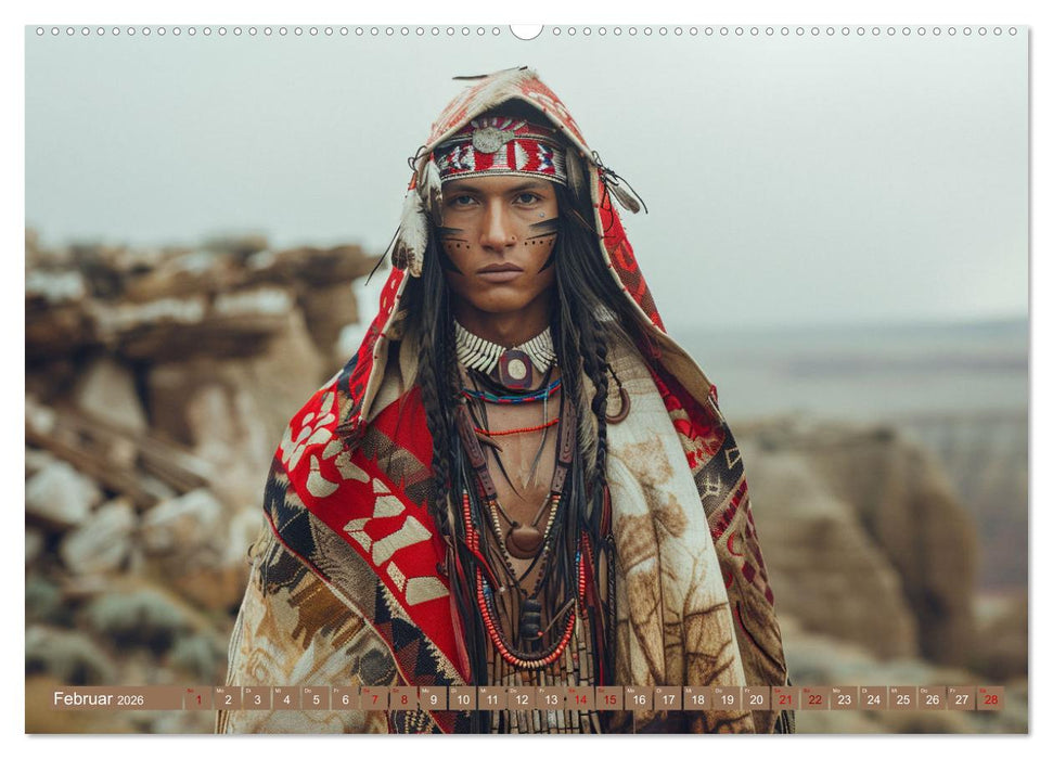 Reise mit der indianischen Seele (CALVENDO Wandkalender 2026)