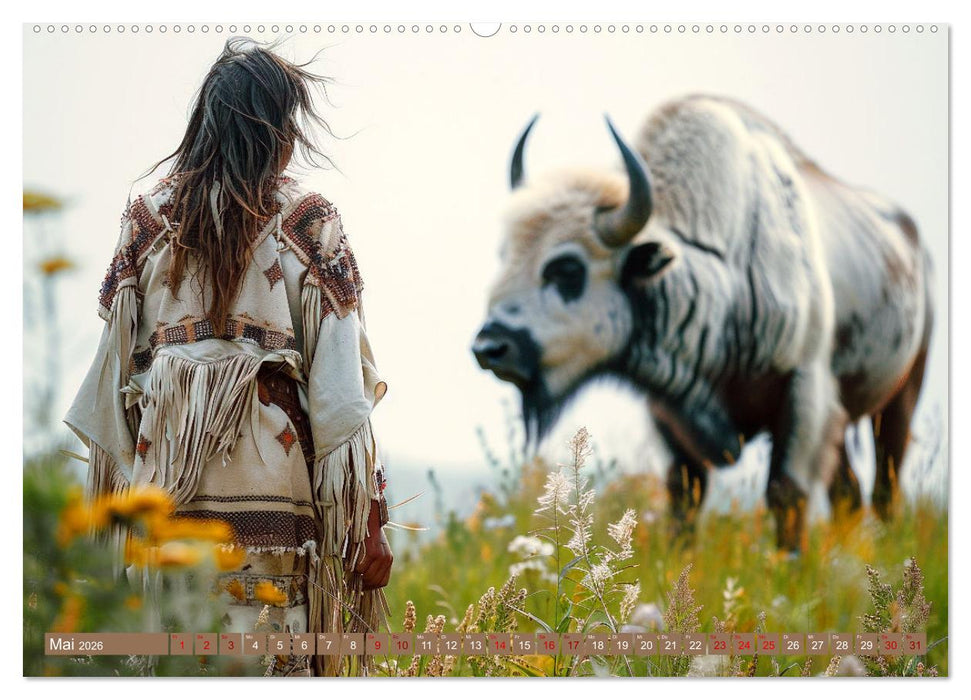 Reise mit der indianischen Seele (CALVENDO Wandkalender 2026)