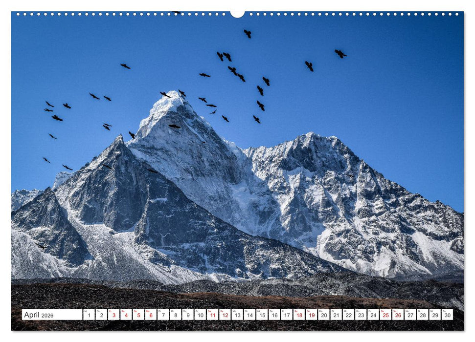 Nepal- Trekking durchs Hochgebirge (CALVENDO Premium Wandkalender 2026)