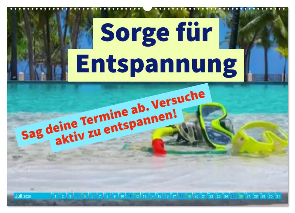 Fit durch den Alltag - stärke deine Abwehrkräfte (CALVENDO Premium Wandkalender 2026)