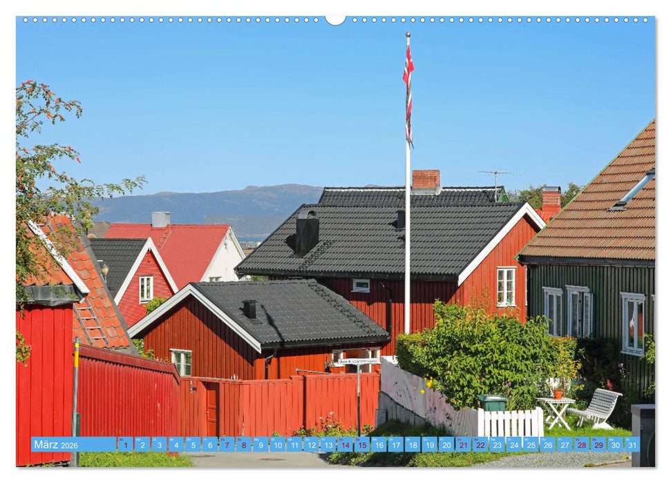 So schön ist Trondheim (CALVENDO Premium Wandkalender 2026)
