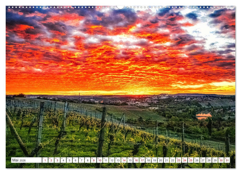 Leuchtfeuer am Himmel (CALVENDO Premium Wandkalender 2026)