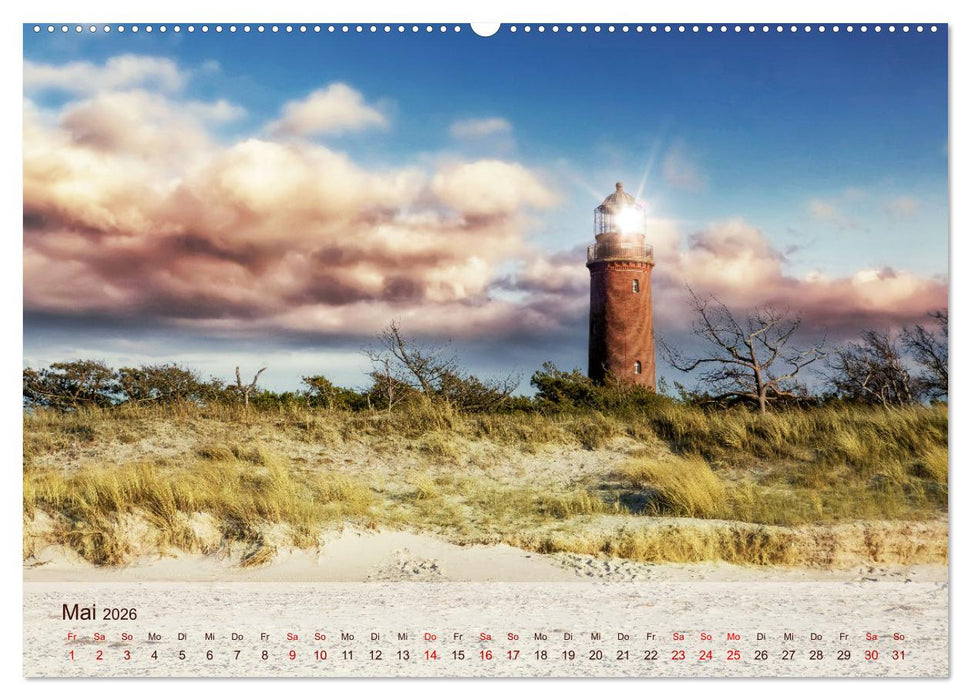 Moin Moin Schöne Stunden am Ostseestrand (CALVENDO Premium Wandkalender 2026)