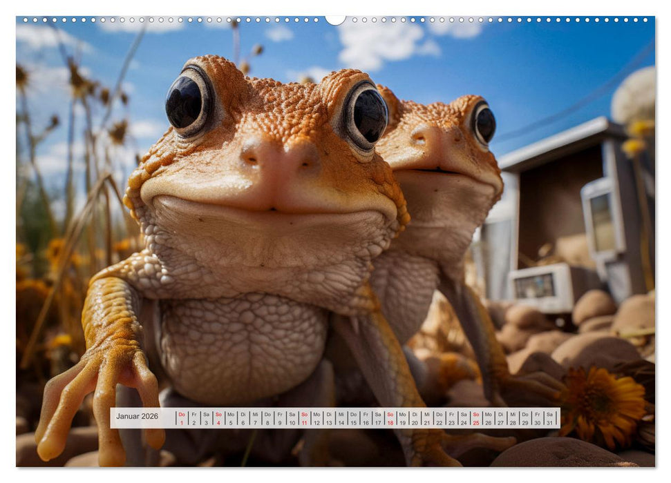 Tier Selfies (CALVENDO Premium Wandkalender 2026)