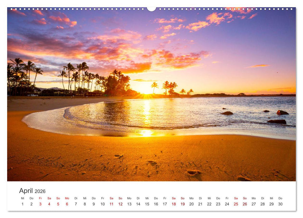 Hawaii - Ein tropisches Paradies. (CALVENDO Premium Wandkalender 2026)