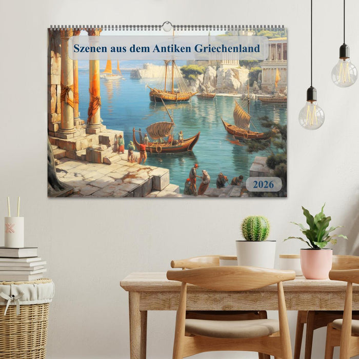 Szenen aus dem Antiken Griechenland (CALVENDO Wandkalender 2026)