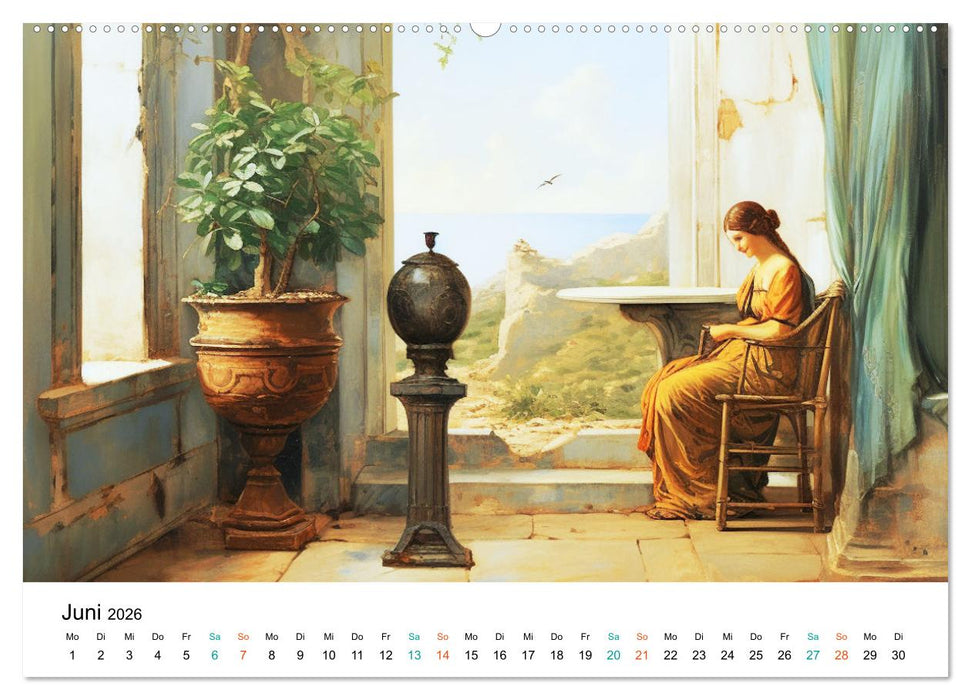 Szenen aus dem Antiken Griechenland (CALVENDO Wandkalender 2026)