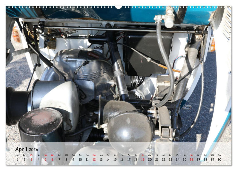 Messerschmitt Kabinenroller KR 200 Fahren unter dem Radar (CALVENDO Premium Wandkalender 2026)