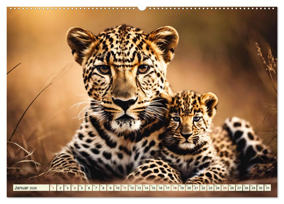 Gefleckte Jäger (CALVENDO Premium Wandkalender 2026)