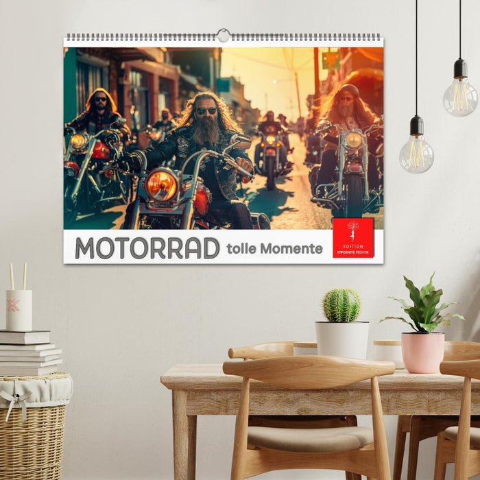 Motorrad tolle Momente (CALVENDO Wandkalender 2026)