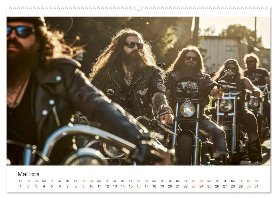 Motorrad tolle Momente (CALVENDO Wandkalender 2026)