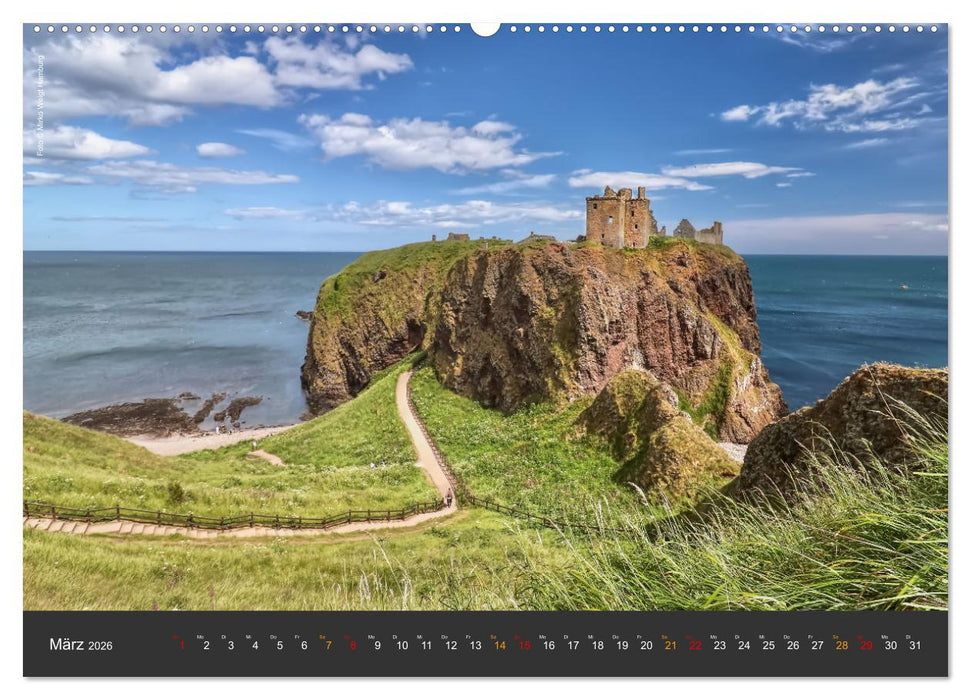 Schottland 2026 Schlösser, Burgen und Ruinen (CALVENDO Premium Wandkalender 2026)