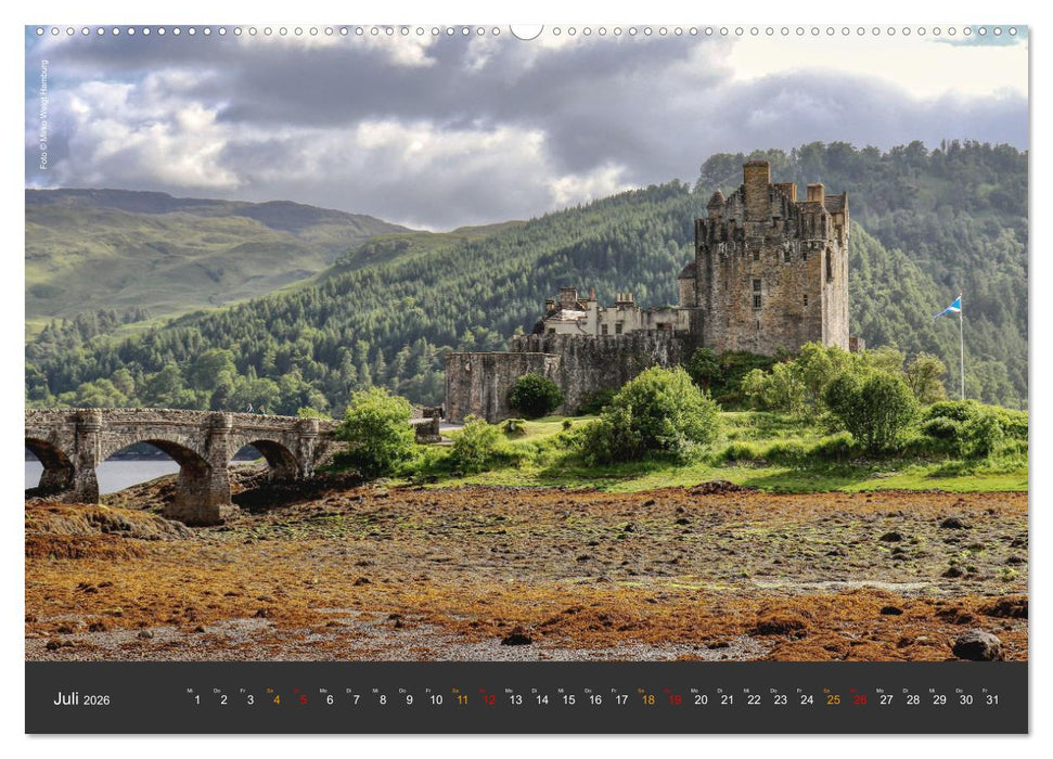 Schottland 2026 Schlösser, Burgen und Ruinen (CALVENDO Premium Wandkalender 2026)