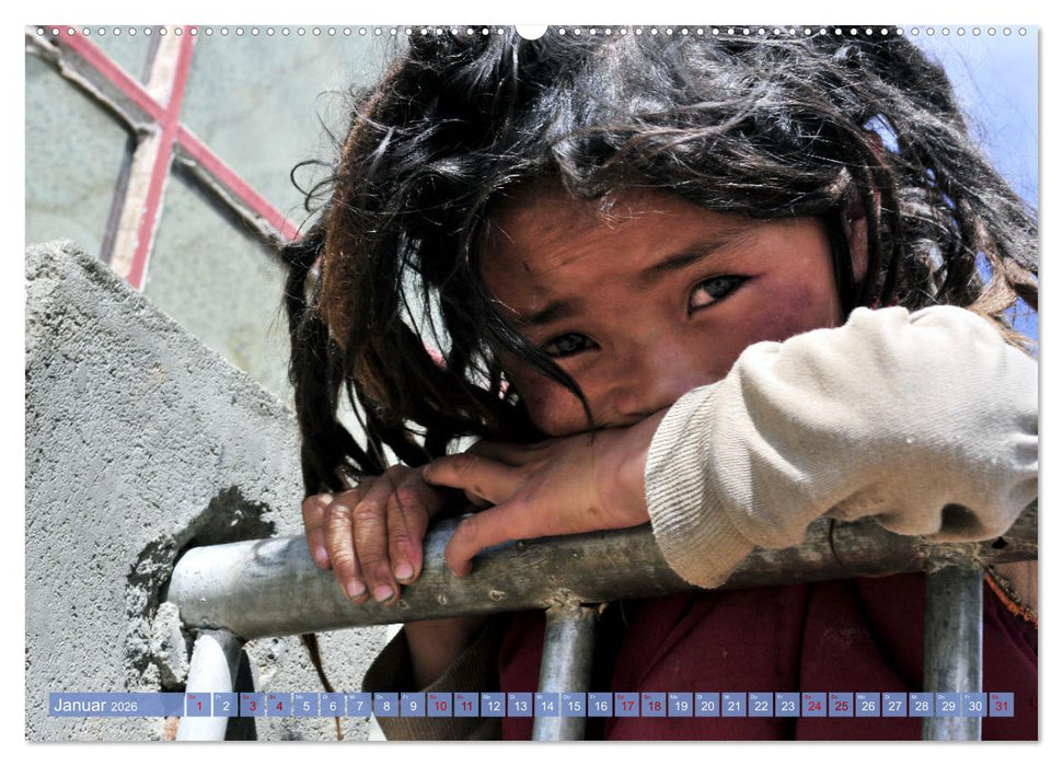 Begegnungen am Wegesrand – Auf dem Weg von Kashgar nach Lhasa (CALVENDO Premium Wandkalender 2026)