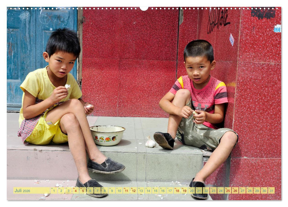 Begegnungen am Wegesrand – Auf dem Weg von Kashgar nach Lhasa (CALVENDO Premium Wandkalender 2026)