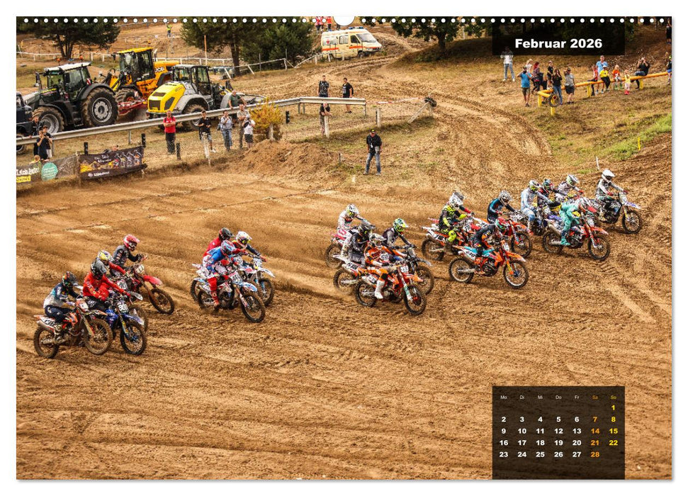The gate drops - get ready for the race and do your your best (CALVENDO Premium Wandkalender 2026)