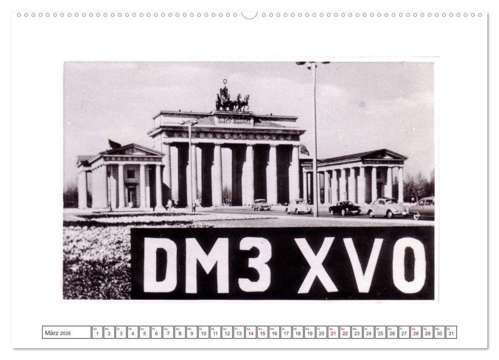 DDR Amateurfunk Historische Karten (CALVENDO Premium Wandkalender 2026)
