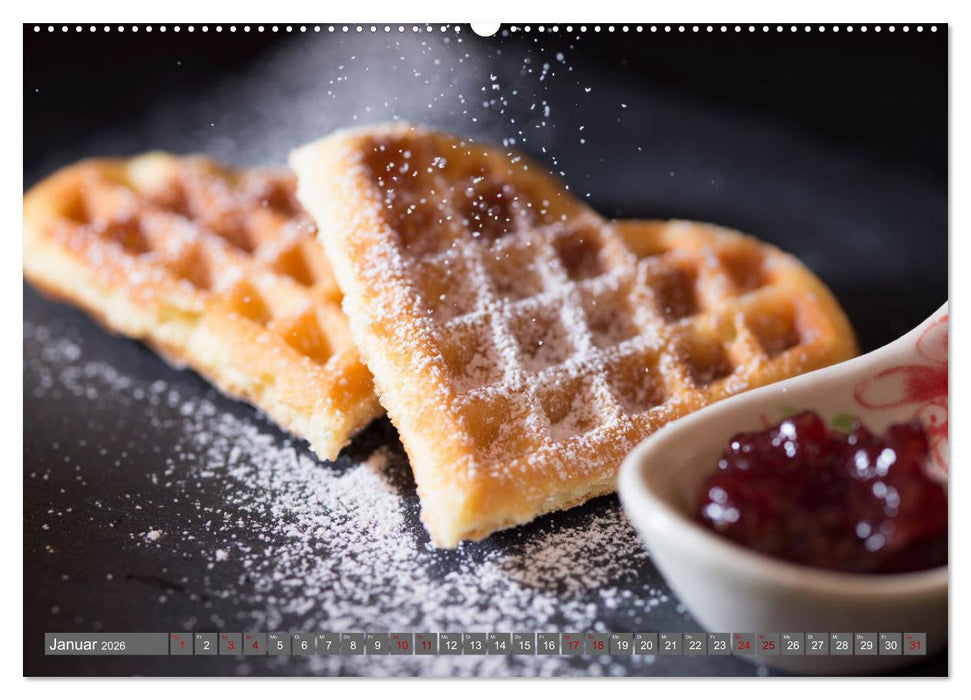 Süsses aus PETRAsKÜCHE (CALVENDO Premium Wandkalender 2026)