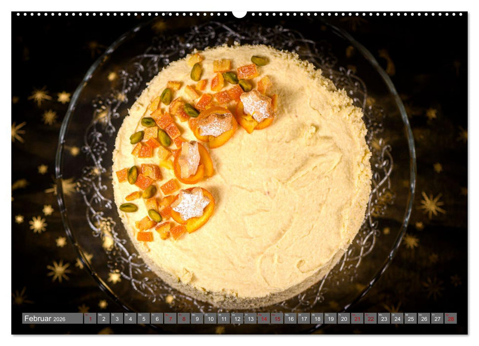 Süsses aus PETRAsKÜCHE (CALVENDO Premium Wandkalender 2026)