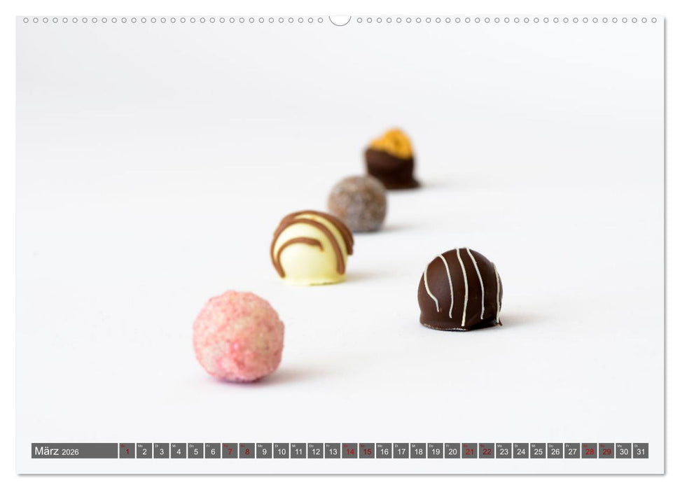 Süsses aus PETRAsKÜCHE (CALVENDO Premium Wandkalender 2026)