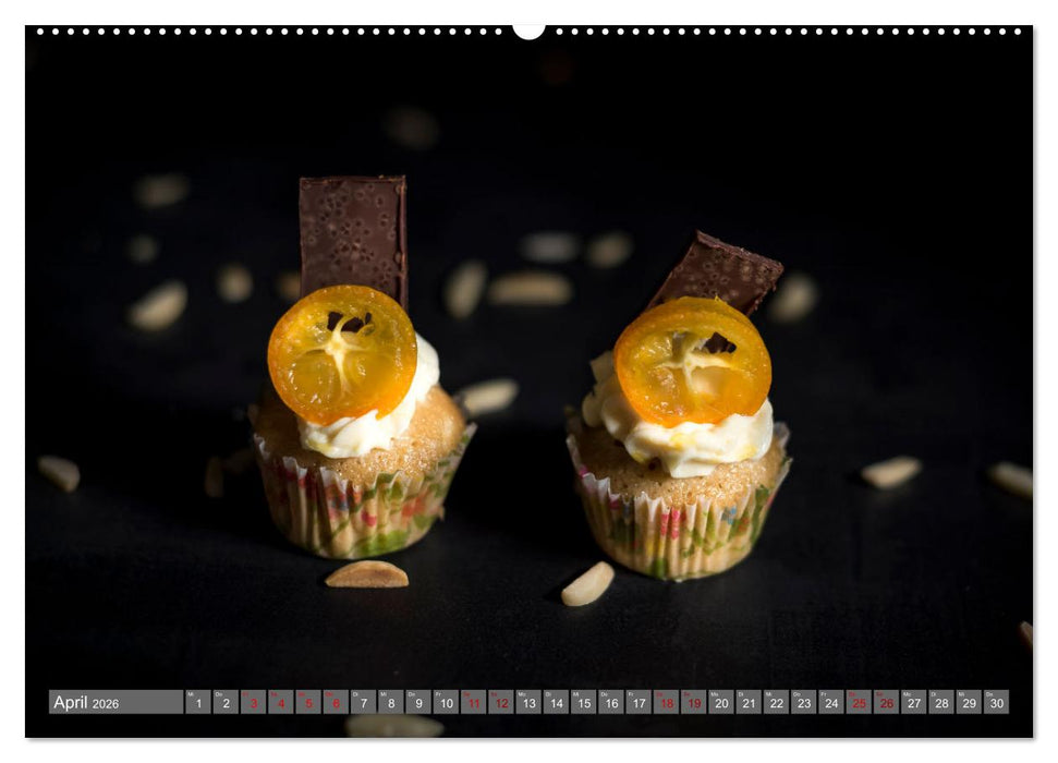 Süsses aus PETRAsKÜCHE (CALVENDO Premium Wandkalender 2026)