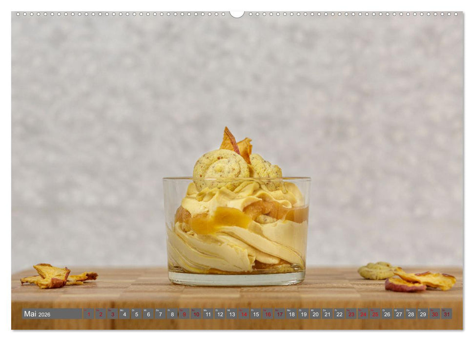 Süsses aus PETRAsKÜCHE (CALVENDO Premium Wandkalender 2026)
