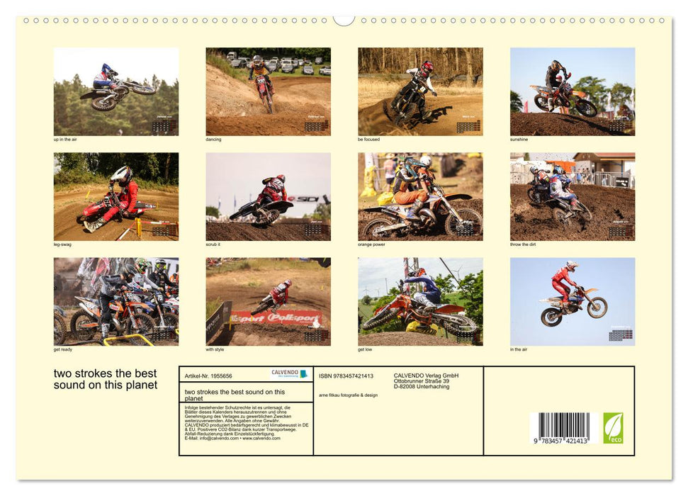 two strokes the best sound on this planet (CALVENDO Premium Wandkalender 2026)