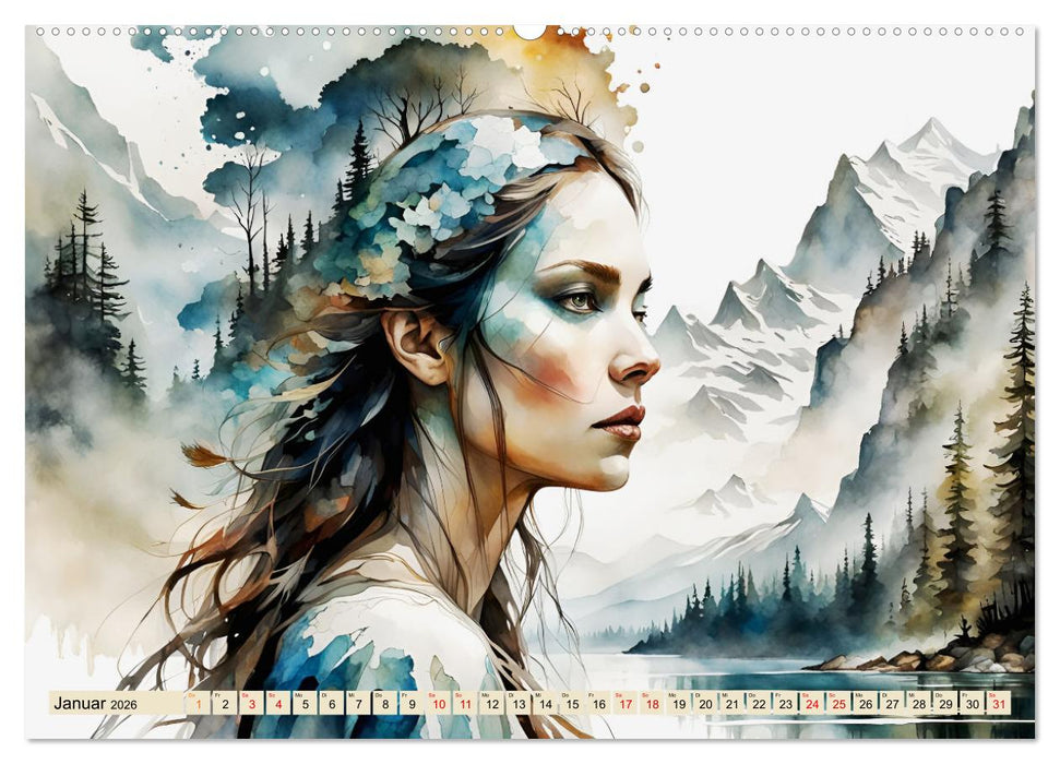 Wilde Ladys (CALVENDO Premium Wandkalender 2026)