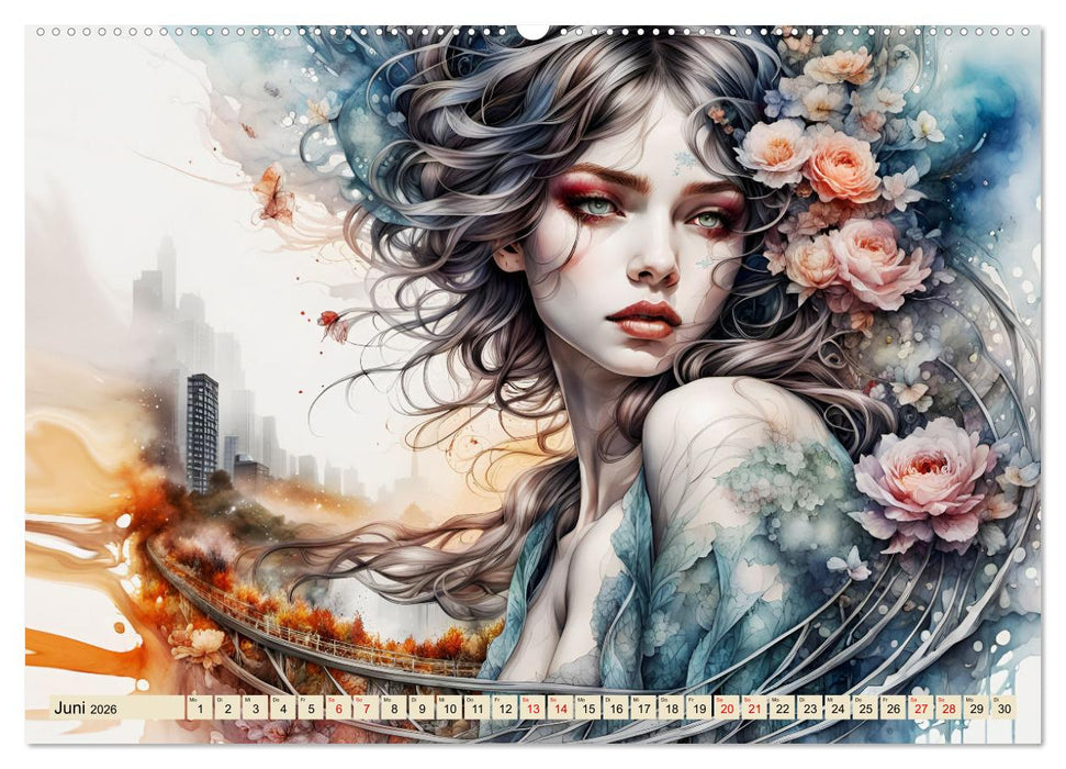 Wilde Ladys (CALVENDO Premium Wandkalender 2026)