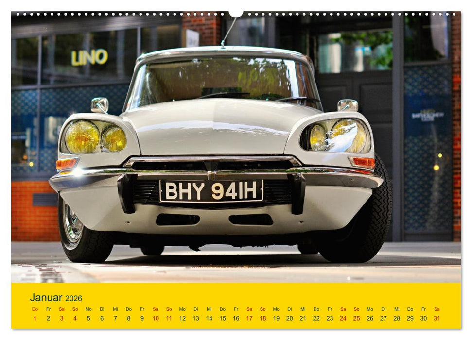 Automobile Träume der 70er (CALVENDO Premium Wandkalender 2026)
