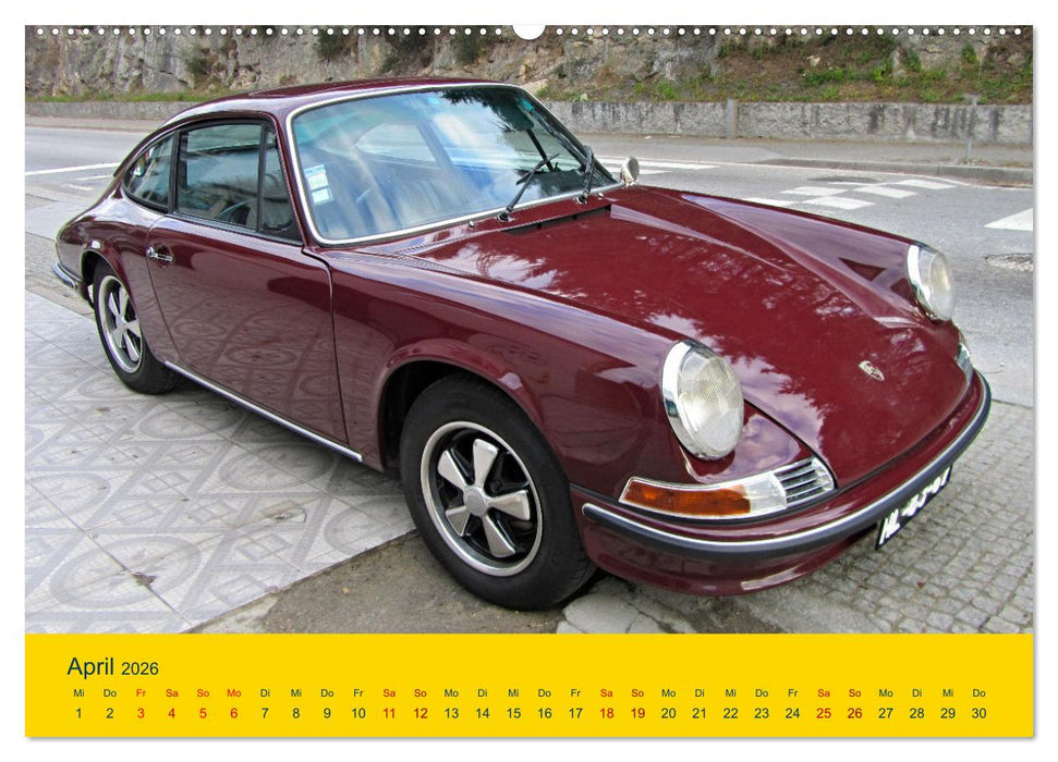 Automobile Träume der 70er (CALVENDO Premium Wandkalender 2026)