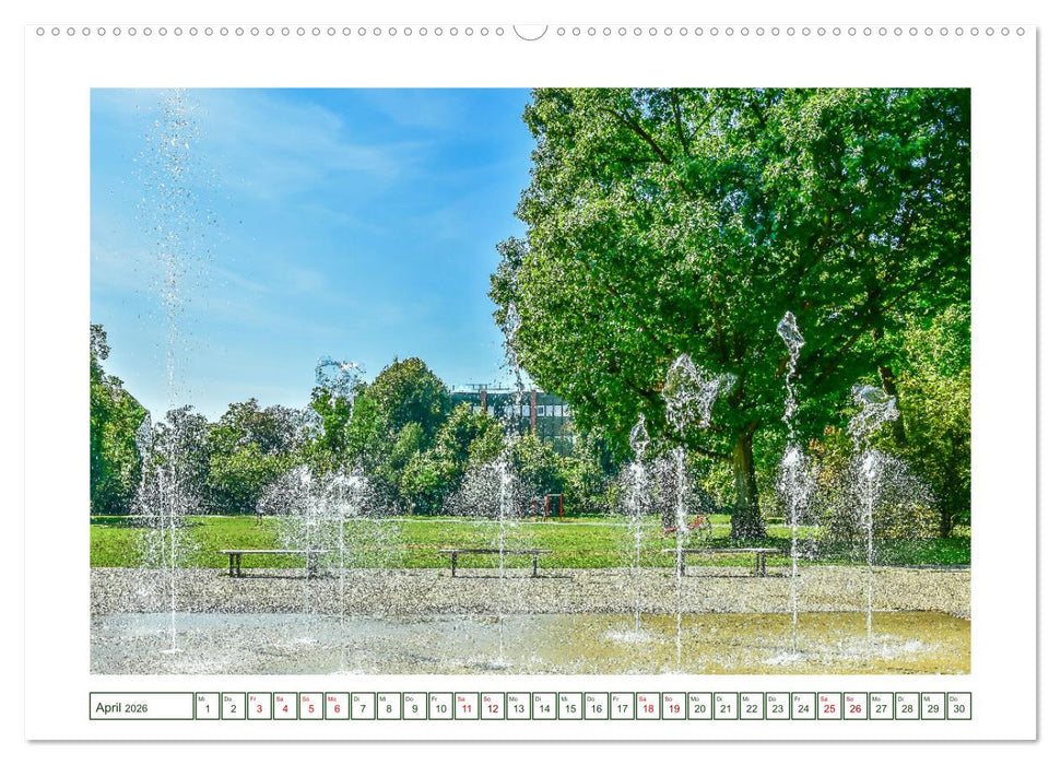 Nürnberg Gärten und Stadtparks (CALVENDO Premium Wandkalender 2026)
