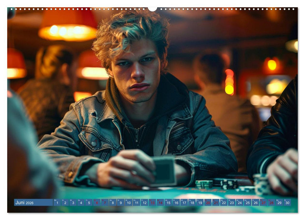 Poker Masters Texas Hold'em (CALVENDO Wandkalender 2026)