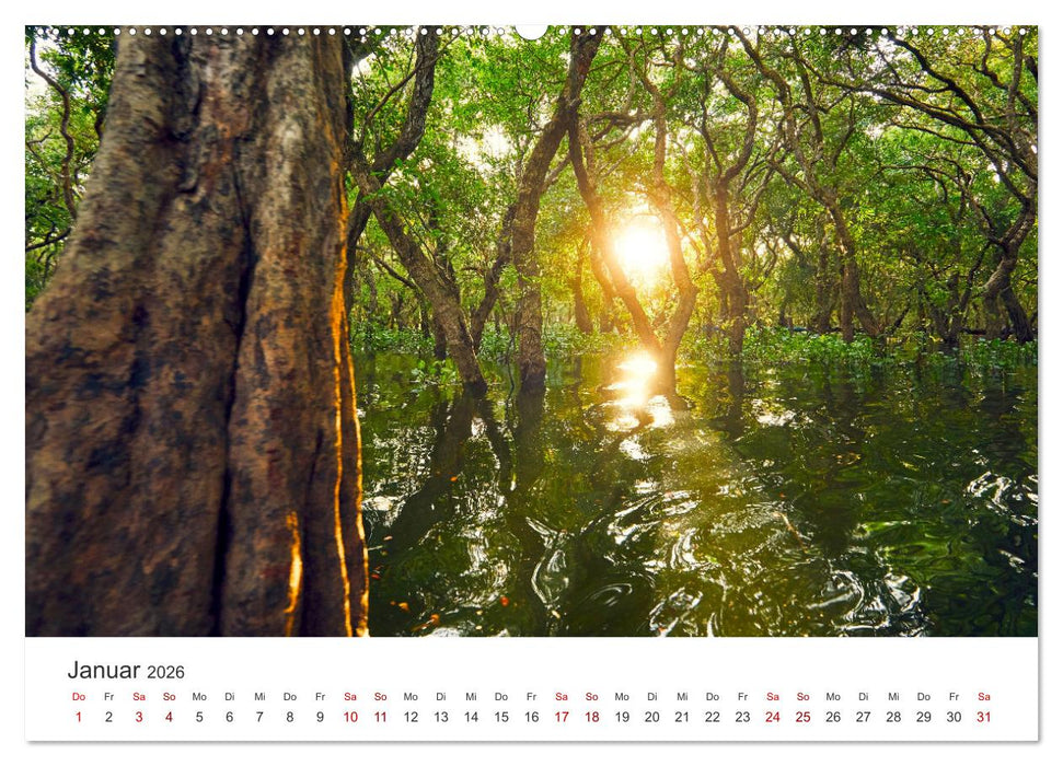 Kambodscha - Das Land der Tempel. (CALVENDO Premium Wandkalender 2026)