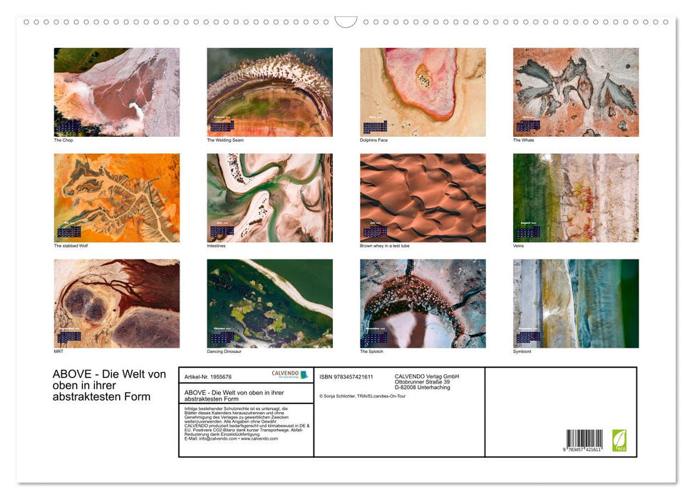 ABOVE - Die Welt von oben in ihrer abstraktesten Form (CALVENDO Wandkalender 2026)