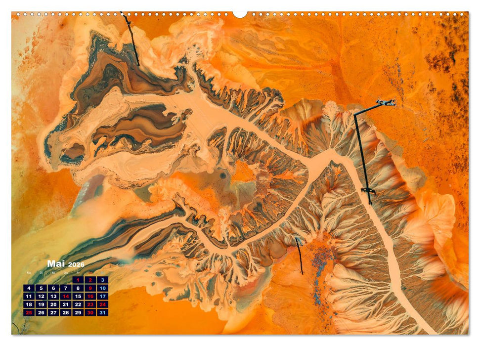 ABOVE - Die Welt von oben in ihrer abstraktesten Form (CALVENDO Wandkalender 2026)