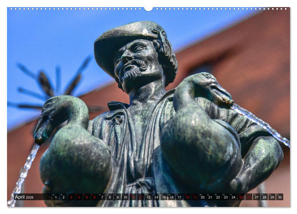 Nürnberg Brunnen - und Wasserspiele (CALVENDO Premium Wandkalender 2026)