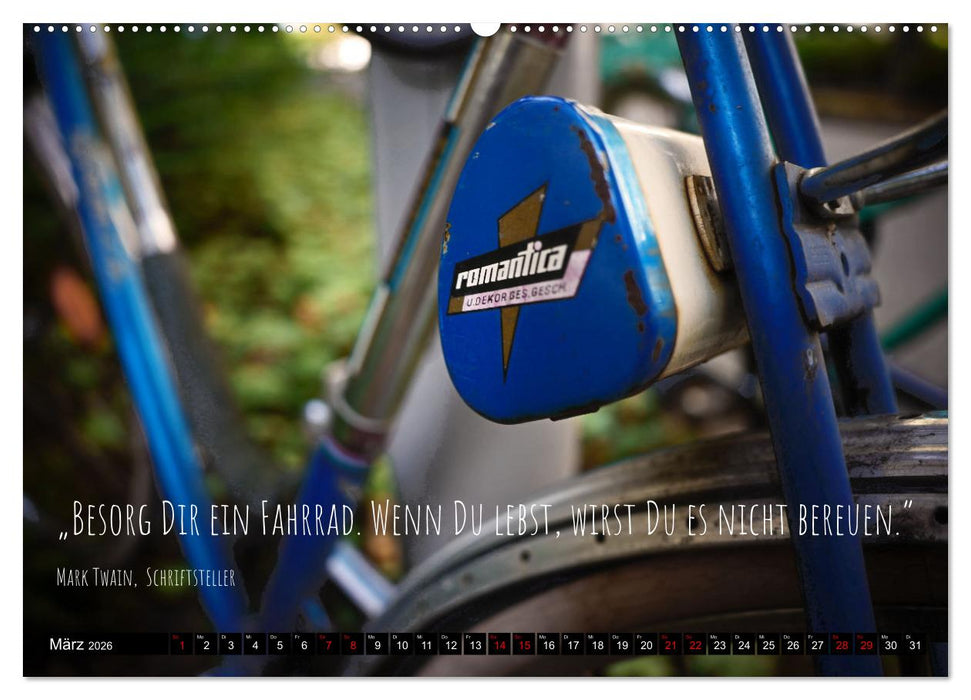 Velo Kunst (CALVENDO Premium Wandkalender 2026)