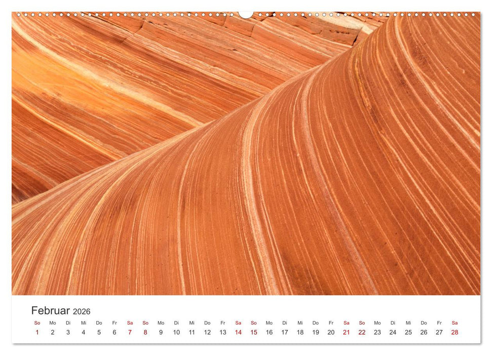 Paria Canyon - The Wave Naturwunder (CALVENDO Wandkalender 2026)