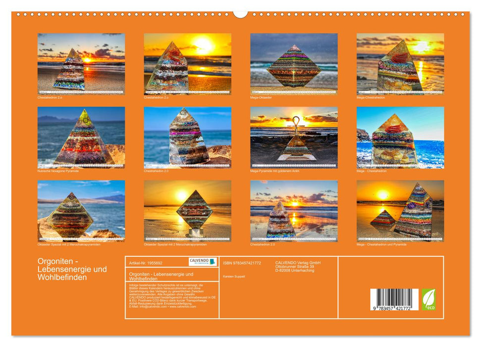 Orgoniten - Lebensenergie und Wohlbefinden (CALVENDO Premium Wandkalender 2026)