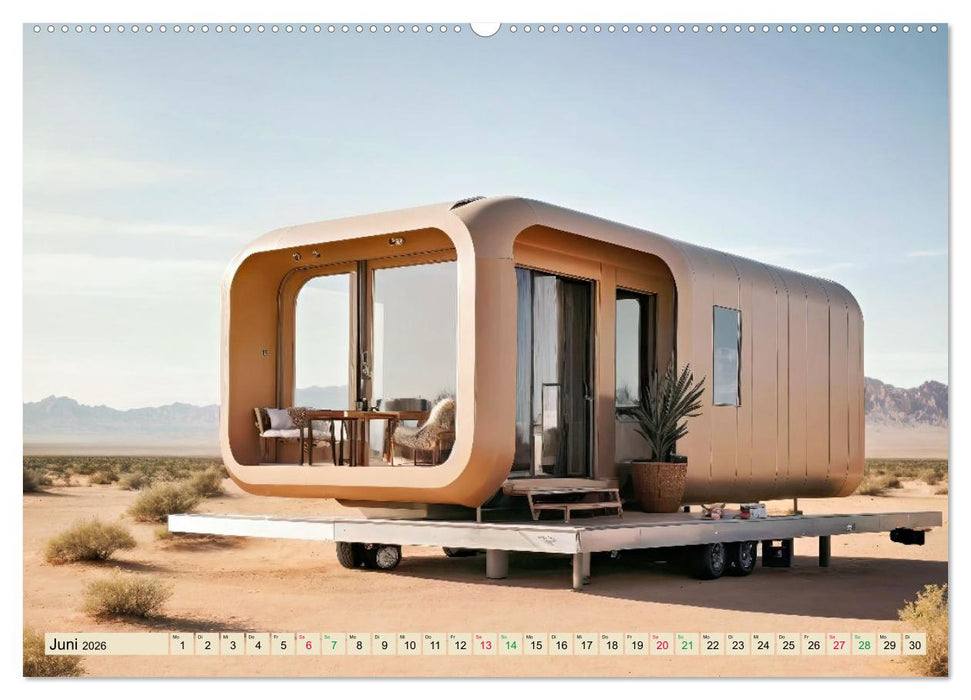 Tiny Houses - wohnen auf kleinstem Raum (CALVENDO Premium Wandkalender 2026)